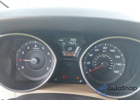 2013 Hyundai Elantra Gls z USA, uszkodzony, nr VIN 5NPDH4AE8DH367622